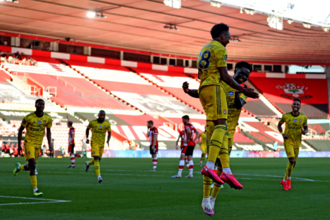 „Arsenal“ grįžo į pergalių kelią – išvykoje įveiktas „Southampton“