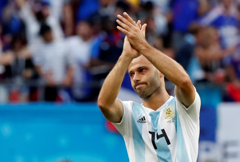 J. Mascherano deda tašką profesionalo karjeroje