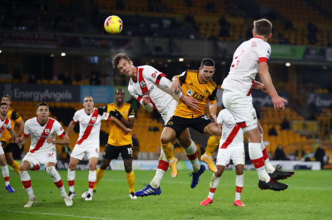 „Wolves“ ir „Southampton“ pasidalino po tašką