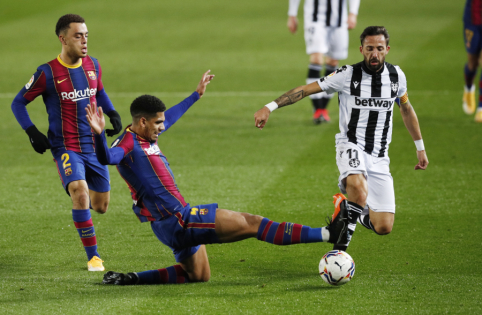 L. Messi įvartis atvedė „Barcelona“ į dar vieną pergalę Ispanijoje 