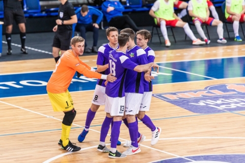Futsal: „Vikingai“ triumfavo Vilkaviškyje
