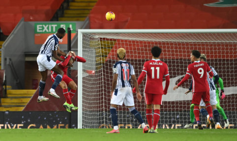 WBA netikėtai atėmė taškus iš „Liverpool“