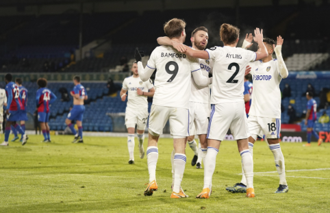 „Leeds“ užtikrintai susitvarkė su „Crystal Palace“