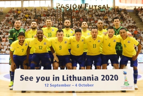 Futsal karaliai brazilai: ar pavyks į sostą sugrįžti Lietuvoje?