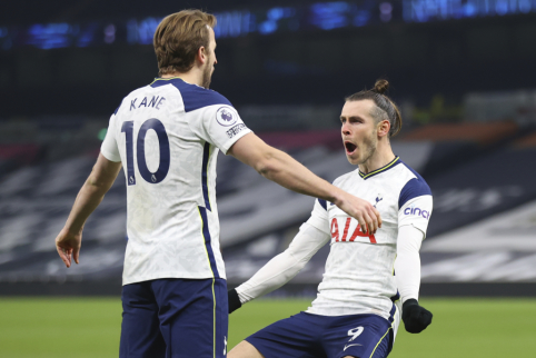 H. Kane'o ir G. Bale'o vedamas „Tottenham“ neturėjo vargo su „Crystal Palace“