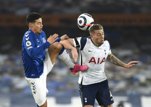 „Everton“ ir „Tottenham“ pasidalino po tašką