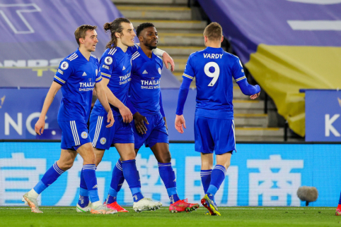 „Leicester“ išvargo pergalę mače su „Crystal Palace“