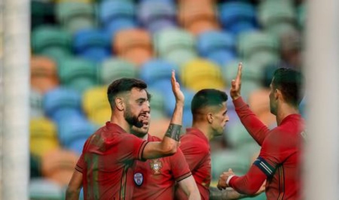 Paskutinėse kontrolinėse rungtynėse prieš EURO2020 portugalai lengvai įveikė Izraelį