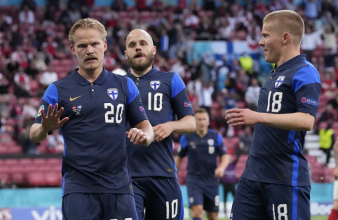 Pratęstose Danijos ir Suomijos rungtynėse užfiksuota staigmena