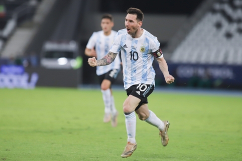 „Copa America“: argentiniečiams neužteko L. Messi įvarčio