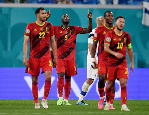 Belgai iškovojo trečiąją pergalę EURO 2020