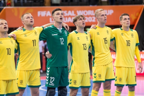 Futsal rinktinė draugiškose rungtynėse nusileido Sakartvelui