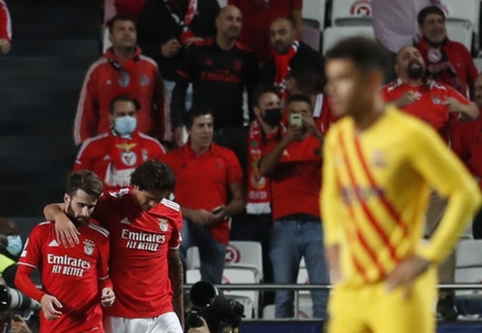 „Benfica“ sutriuškino „Barcelona“ ir paliko katalonus be taškų