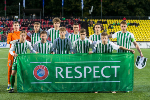 G. Jarusevičius po debiuto UEFA jaunimo lygoje: „Pamatėme, kad galime žaisti“