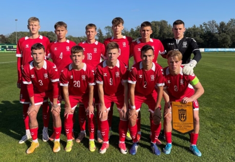 U-19 rinktinė apmaudžiai baigė pasirodymą atrankos turnyre