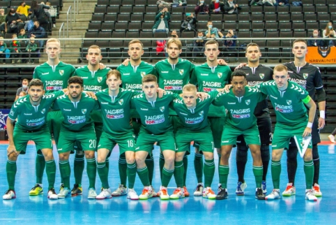 Futsal Čempionų lygos kovas „Kauno Žalgiris“ pradėjo nesėkme