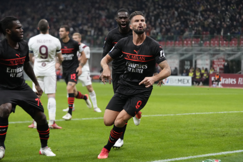 „AC Milan“ minimaliu rezultatu palaužė „Torino“ ekipą