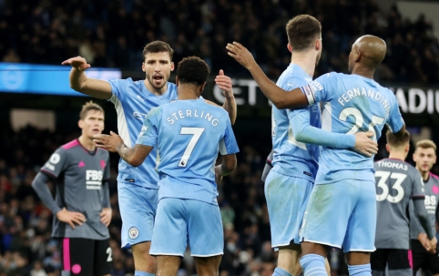 9 įvarčių Kalėdiniame vakarėlyje triumfavo „Manchester City“ 