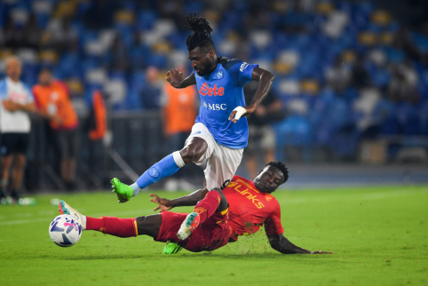 „Napoli“ nesugebėjo palaužti atkakliai kovojusių „Lecce“ futbolininkų