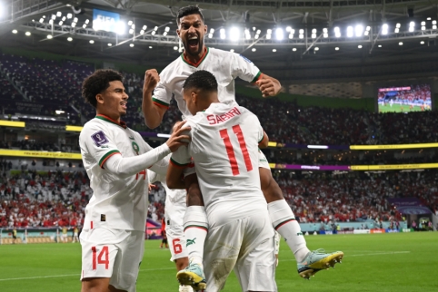 Sensacija: Marokas paguldė ant menčių Belgijos futbolininkus