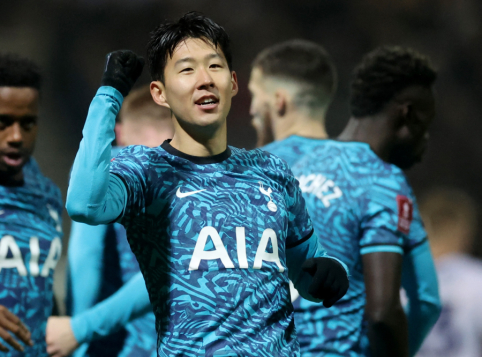 FA taurė: H. Sono ir A. Danjuma įvarčiai nukalė pergalę „Tottenham“ ekipai
