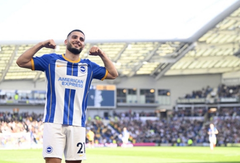 Be lyderių mačą pradėjusi „Brighton“ ekipa pažemino „Wolves“