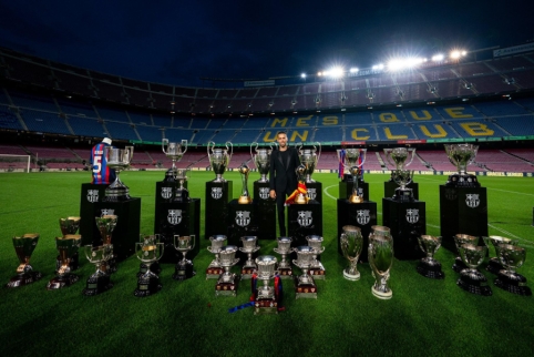 S. Busquetso laimėti trofėjai su „Barcelona“ klubu