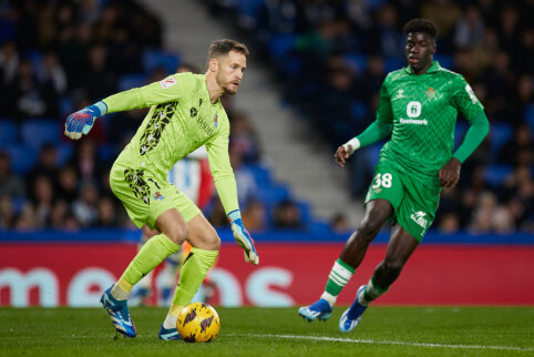 Ispanijoje „Real Sociedad“ ir „Betis“ išsiskyrė taikiai