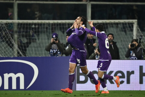 Italijoje „Fiorentina“ iškovojo trečiąją pergalę paeiliui