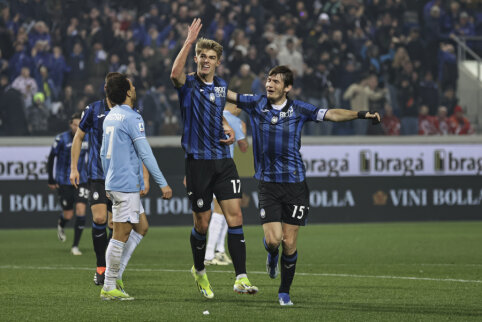 Italijoje – „Milan“ ir „Atalanta“ pergalės