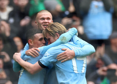 Įvarčių sausrą nutraukęs E. Haalandas atvedė „Manchester City“ į pergalę