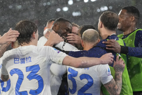 Italijoje ir toliau aukso link juda Milano „Inter“