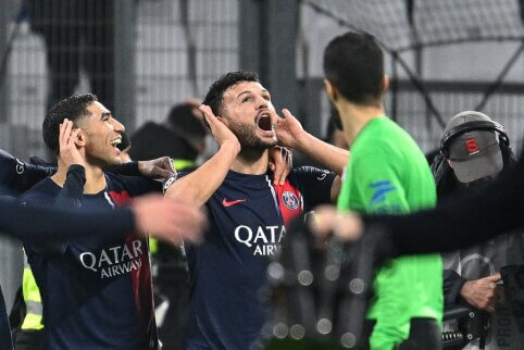 Iki čempionų titulo – vos vienas žingsnis: PSG sutriuškino „Lyon“ ekipą