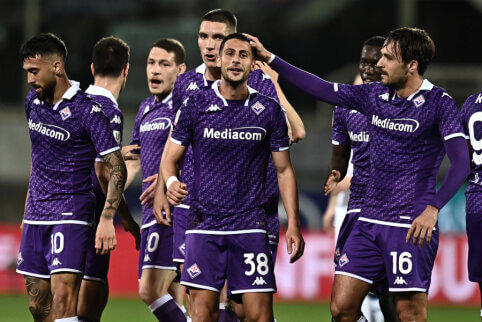 „Fiorentina“ per pridėtą laiką išplėšė pergalę