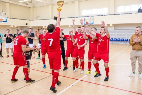 Lietuvos veteranų (35+) futsal čempionato nugalėtojai – panevėžiečiai