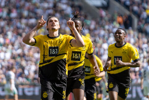 Dortmundo „Borussia“ svečiuose nugalėjo Menchengladbacho ekipą