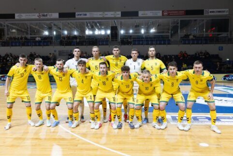 FIFA futsal reitinge Lietuvos rinktinė pateko į šimtuką