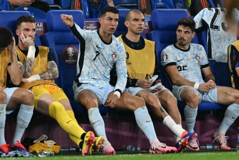 Pamatykite: C. Ronaldo frustracija rungtynėse su Sakartvelu