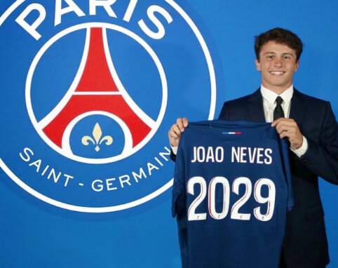 Oficialu: PSG pasikvietė J. Nevesą