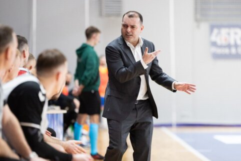 Kaune surengta vyrų futsal rinktinės kandidatų stovykla