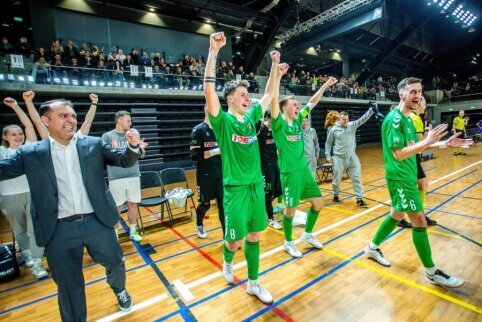 „Kauno Žalgiris“ iškovojo pirmąją pergalę UEFA Futsal Čempionų lygoje