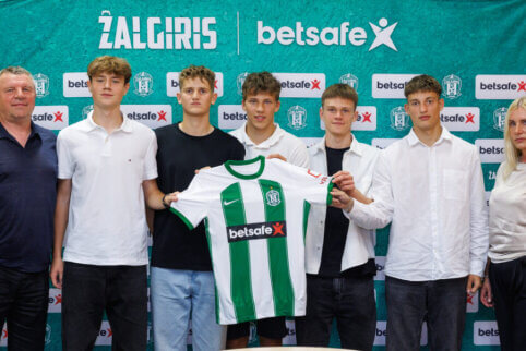 Vilniaus „Žalgiris“ pasirašė sutartis su penkiais akademijos jaunuoliais