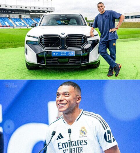 Naujasis teisių neturinčio K. Mbappe BMW automobilis