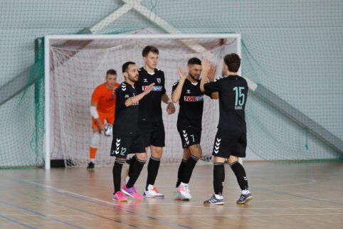 Futsal A lygos starte – dviženklė čempionų pergalė