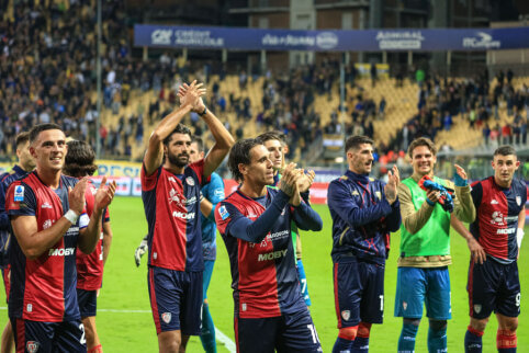 „Cagliari“ klubas iškovojo pirmąją pergalę „Serie A“ čempionate