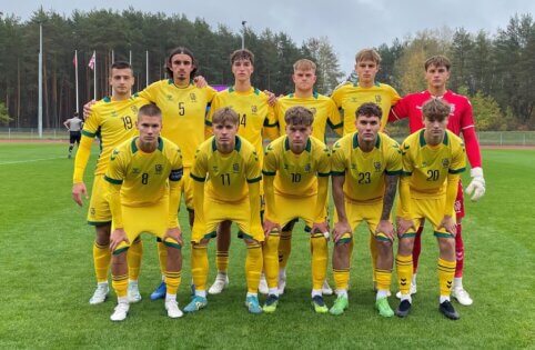 Vaikinų U19 rinktinė antrojoje dvikovoje prieš kartvelus patyrė pralaimėjimą