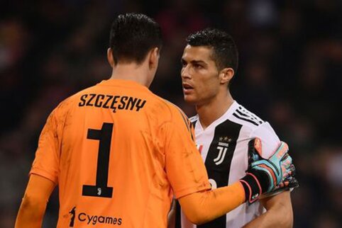 Pamatykite: sirgaliai nusistebėjo dėl C. Ronaldo replikos W. Szczesny