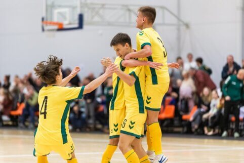 Vaikinų futsal U19 rinktinė sužinojo varžovus Europos čempionato atrankoje