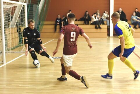 TOPsport futsal A lygoje paaiškėjo ketvirtfinalio poros