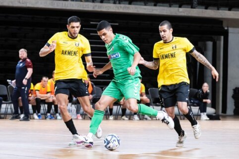 LFF futsal taurė: „Akmenės kraštas“ buvo arti sensacijos, „Vikingai“ neturėjo vargo su „Radviliškiu“